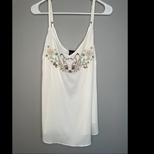 SOLD!!! - Plus Size Adorable Disney Bambi Flowy Tank Top, Size 2 Torrid Brand